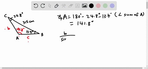 the-following-information-refers-to-triangle-abc-in-each-case-find-all-the-missing-parts-b134circ-c2