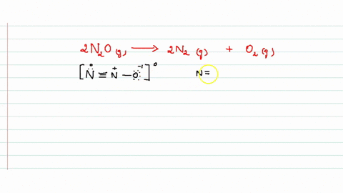 dinitrogen-monoxide-mathrmn_2-mathrmo-can-decompose-to-nitrogen-and-oxygen-gas-2-mathrmn_2-mathrmo-4