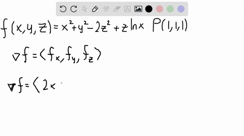 in-exercises-7-10-find-nabla-f-at-the-given-point-fx-y-zx2y2-2-z2z-ln-x-quad111
