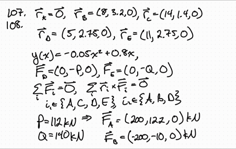 the-axis-of-the-three-hinge-arch-a-b-c-is-a-parabola-with-vertex-at-b-knowing-that-p140-mathrmkn-and
