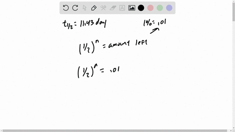 223-mathrmra-has-a-half-life-of-1143-d-how-long-would-it-take-for-the-radioactivity-associated-with-