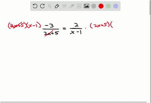 solve-frac-32-x5frac2x-1