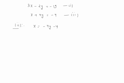 use-the-substitution-method-to-find-all-solutions-of-each-system-leftbeginarrayc-3-x-2-y-19-x4-y-4-e