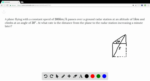 a-plane-flying-with-a-constant-speed-of-300-kmh-passes-over-a-ground-radar-station-at-an-altitude-of