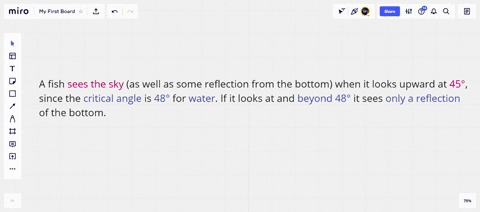 when-a-fish-in-a-pond-looks-upward-at-an-angle-of-45circ-does-it-see-the-shy-above-the-waters-surfac