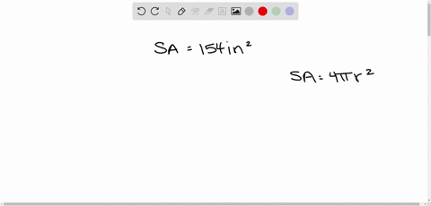 use-the-calculator-value-of-pi-a-sphere-has-a-surface-area-equal-to-154-in-2-determine-the-icngth-of