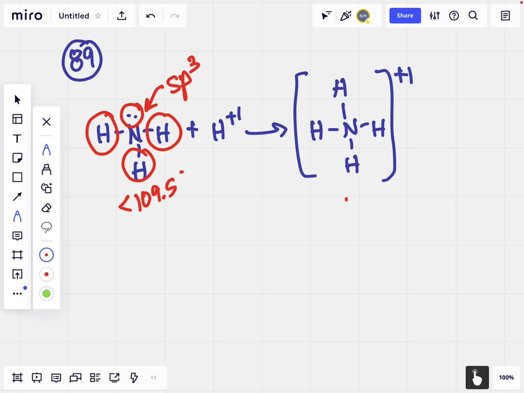 SOLVEDDraw the Lewis formula of an ammonium ion. Describe the