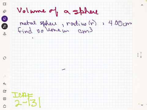 a-metal-sphere-has-a-radius-r-of-400-mathrmcm-what-is-the-volume-v-of-this-sphere-in-cubic-centime-2