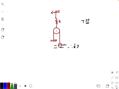 in-figure-the-spring-has-a-force-constant-k-the-pulley-is-light-and-smooth-the-spring-and-the-string