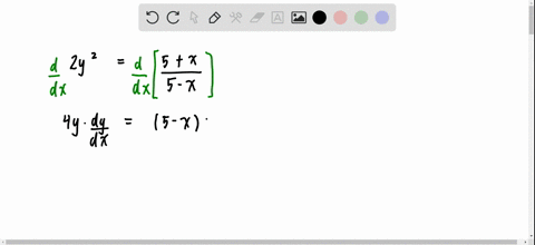 find-d-y-d-x-by-implicit-differentiation-for-the-following-2-y2frac5x5-x