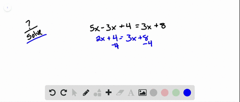 solve-the-equation-5-x-3-x43-x8