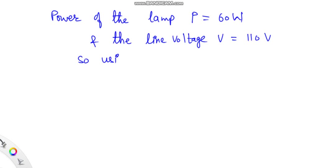 SOLVED The lamps in Figure 86 draw a total of 6.6 amperes. Assuming all the lamps are the same