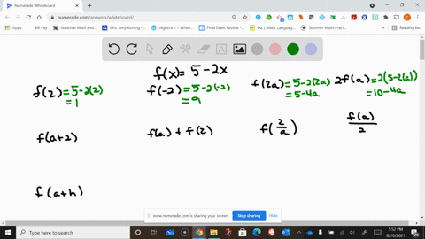 use-the-given-function-f-to-find-and-simplify-the-following-f2-2-fa-fleftfrac2aright-f-2-fa2-fracf-2