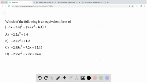 which-of-the-following-is-an-equivalent-form-of-15-x-242-left52-x2-64right-beginarrayltext-a-22-x216