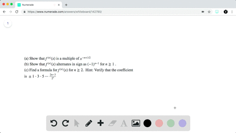calculate-the-first-five-derivatives-of-fxsqrtx-beginarrayltext-a-show-that-fnx-text-is-a-multiple-o