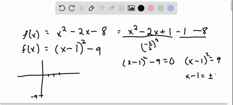 graph-the-quadratic-function-find-the-x-and-y-intercepts-of-each-graph-if-any-exist-if-it-is-give-12