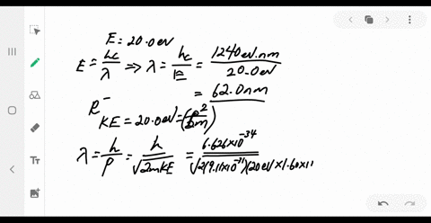 a-if-a-photon-and-an-electron-each-have-the-same-energy-of-200-ev-find-the-wavelength-of-each-b-if-2