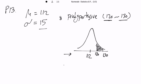 the-systolic-blood-pressure-x-of-adults-in-a-region-is-normally-distributed-with-mean-112-mathrmmm-m
