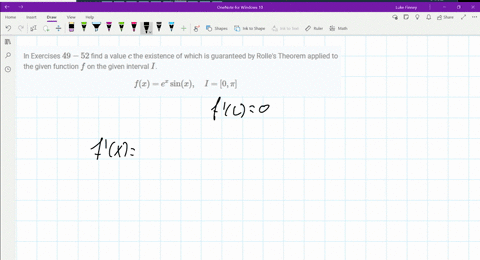 in-exercises-49-52-find-a-value-c-the-existence-of-which-is-guaranteed-by-rolles-theorem-applied-to-