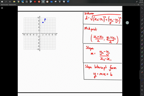 find-an-equation-for-the-line-that-passes-through-the-point-p27-and-is-parallel-to-the-x-axis
