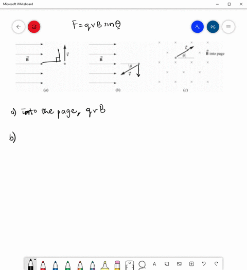 the-particle-shown-in-fig-30-16-is-positively-charged-in-all-three-cases-what-is-the-direction-of-th