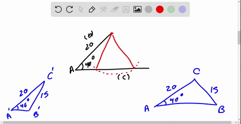 in-triangle-a-b-c-angle-a40circ-a15-and-b20-a-show-that-there-are-two-triangles-a-b-c-and-aprime-b-2