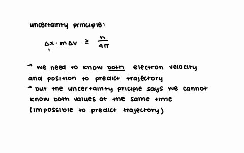 why-does-the-uncertainty-principle-make-it-impossible-to-predict-a-trajectory-for-the-clectron