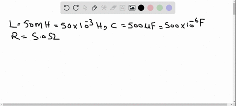 in-an-oscillating-r-l-c-r50-omega-l50-mathrmmh-and-c500-mu-mathrmf-what-is-the-angular-frequency-of-