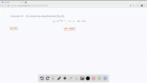 in-exercises-13-16-estimate-deltay-using-differentials-e-q-3-yx1-3-ex-1-quad-a1-quad-d-x01