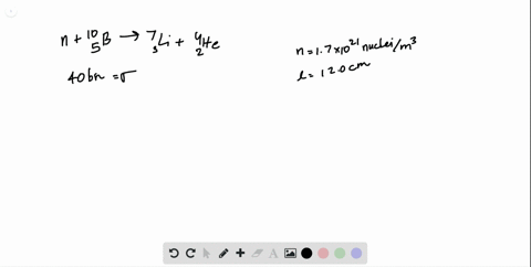i-the-cross-section-for-the-reaction-mathrmn19-mathrmb-rightarrow-7-mathrmli4-mathrmhe-is-about-40-m