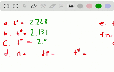 determine-the-t-critical-value-for-a-one-sample-t-confidence-interval-in-each-of-the-following-situa