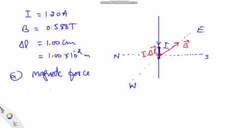a-straight-vertical-wire-carries-a-current-of-120-a-downward-in-a-region-between-the-poles-of-a-la-2