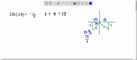 solve-the-given-trigonometric-equation-exactly-over-the-indicated-interval-sin-2-theta-frac12-0-le-2