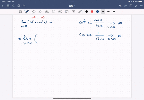 find-the-limit-if-it-exists-lim-_x-rightarrow-0leftcot-2-x-csc-2-xright