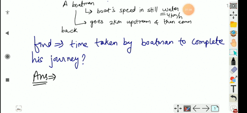 a-river-2-mathrmkm-wide-is-flowing-at-the-rate-of-2-mathrmkm-mathrmh-a-boatman-can-row-the-boat-at-a