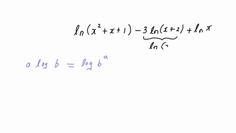 rewrite-the-expression-as-a-single-logarithm-ln-leftx2x1right-3-ln-x2ln-x