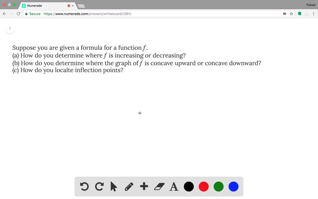 Suppose You Are Given A Formula For A Function F