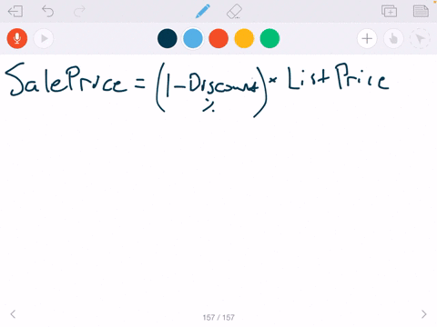 write-an-algebraic-expression-for-the-verbal-description-the-sale-price-of-an-item-that-is-discounte