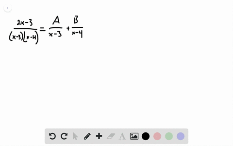 determine-the-constants-a-b-frac2-x-3x-3x-4fracax-3fracbx-4