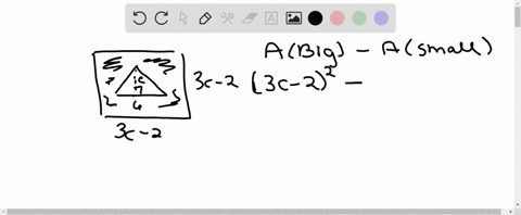 express-the-area-of-the-shaded-region-as-a-polynomial-leave-pi-in-your-answer-where-appropriate-2