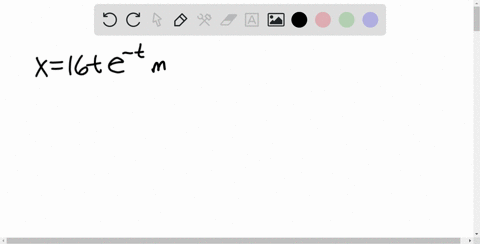 an-electron-moving-along-the-x-axis-has-a-position-given-by-x16-t-e-t-mathrmm-where-t-is-in-second-2