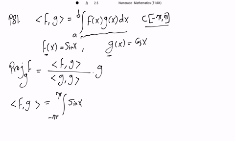 find-the-orthogonal-projection-of-f-onto-g-use-the-inner-product-in-ca-b-langle-f-grangleint_ab-fx-5
