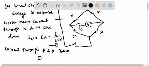 the-circuit-shown-in-fig-mathbfp-2-6-7-4-called-a-wheatstone-bridge-is-used-to-determine-the-value-o