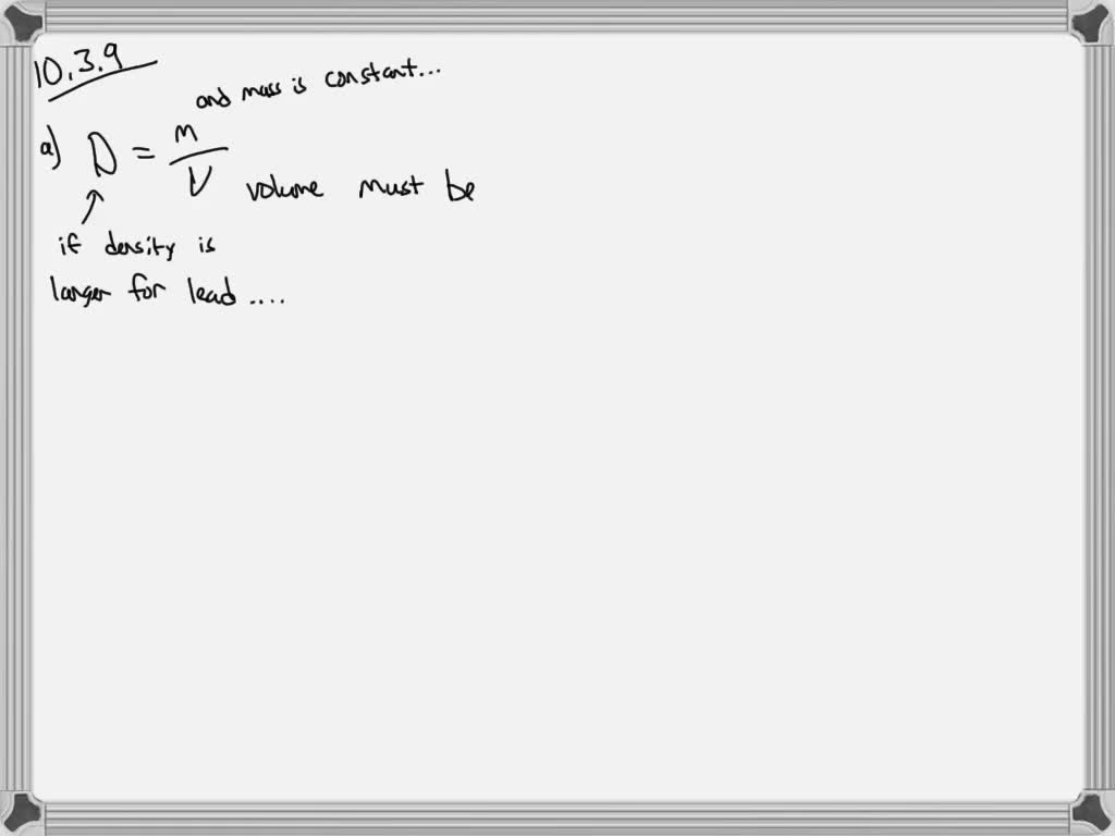 SOLVEDLead, \mathrm{Pb} , is more dense than iron, Fe. a. Which