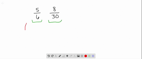 SOLVED:Find the least common denominator of the pair of fractions ...