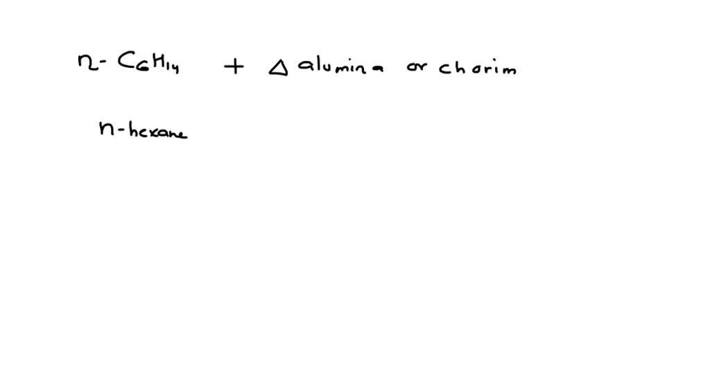 Solved Which Of The Following Products Is Formed When N Heptane Is Passed Over Al2o3 Cr2o3 3379