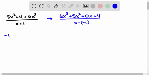 use-synthetic-division-to-perform-each-division-frac5-x246-x3x1