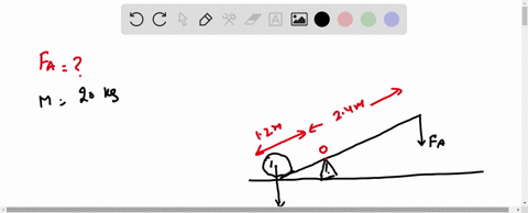 a-light-rod-is-being-used-as-a-lever-as-shown-the-fulcrum-is-12-mathrmm-from-the-load-and-24-mathrmm