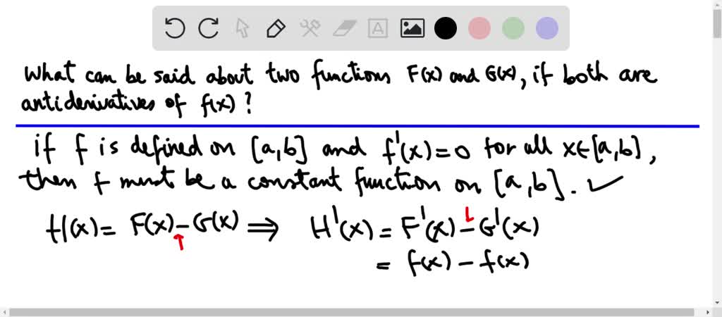 Solved What Must Be True Of F X And G X If Both