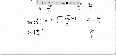 use-a-half-angle-identity-to-find-exact-values-for-sin-theta-cos-theta-and-tan-theta-for-the-given-4
